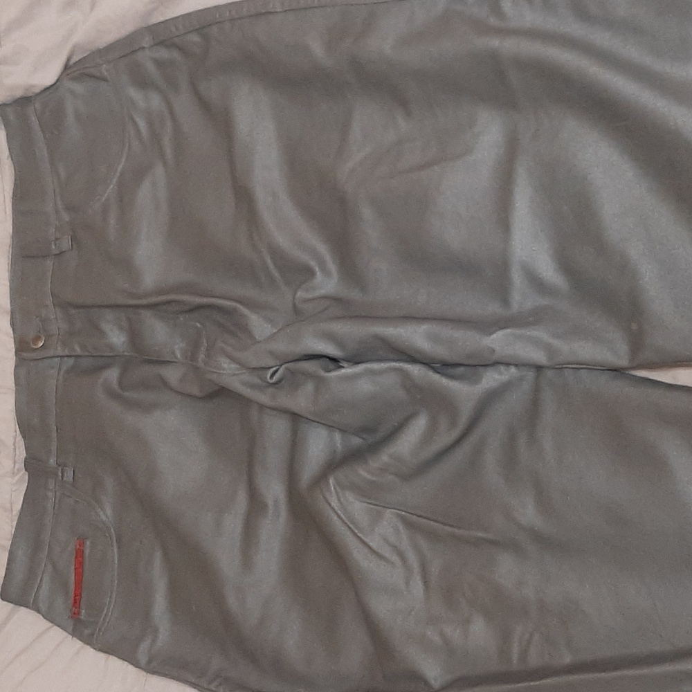 FUBU "The Collection" Waxed Denim Baggy Jeans